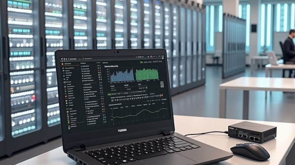 پایش آنلاین دما اتاق سرور مانیتورینگ آنلاین دما و رطوبت اتاق سرور